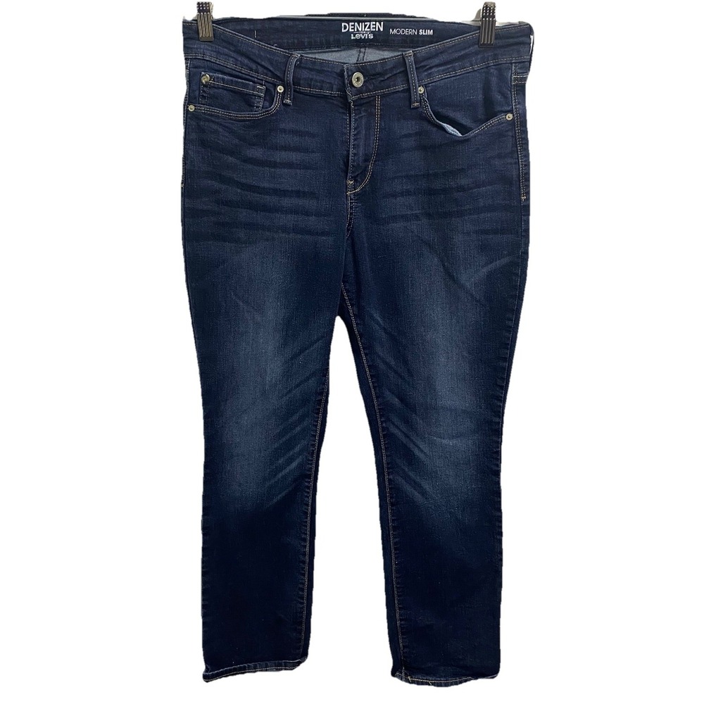 Levi's Denizen‎ Woman's Slim Jegging Stretch Dark Blue Denim Jean's 12S-31/30